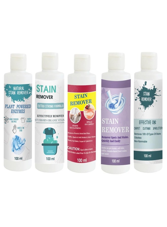 TOOVUS Stain Remover Combo Pack of Shirt, Doll, Red, Purple and Sky Stain Remover | Multi-Surface Cleaning Solution for Clothes, Fabrics, Upholstery (100 g Each) - Image 1